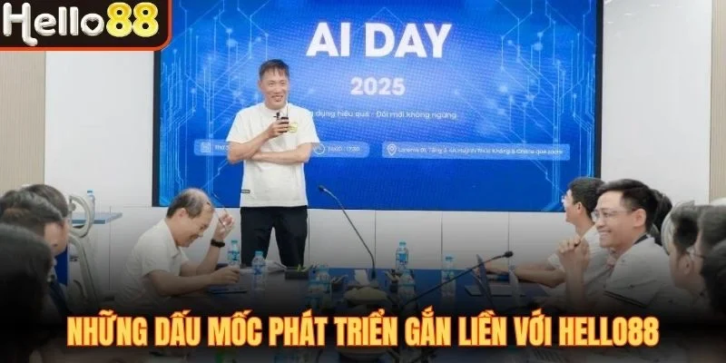 Những dấu mốc phát triển gắn liền với Hello88